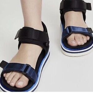 See by Chloé YUMI Ankle Strap Women's Platform Sport Sandals USA 8